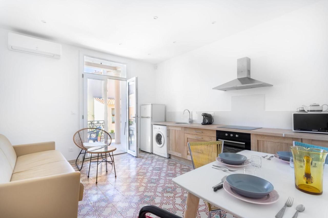 Luxurious 1 Bedroom, Ac, Terrace, Close Beaches - Dodo Et Tartine Carqueiranne Kültér fotó